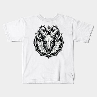 Baphomet Drawing Kids T-Shirt